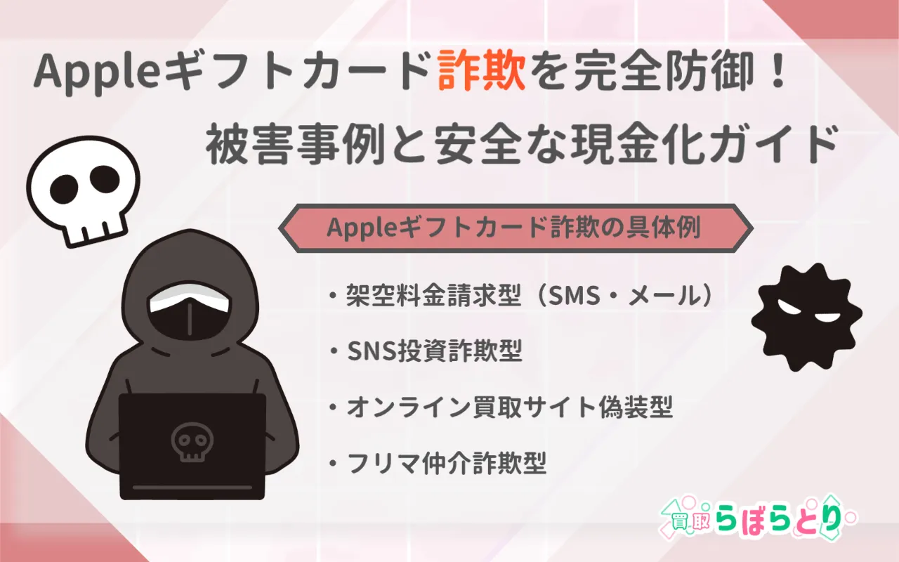 Appleギフトカード詐欺を完全防御！被害事例と安全な現金化ガイド
