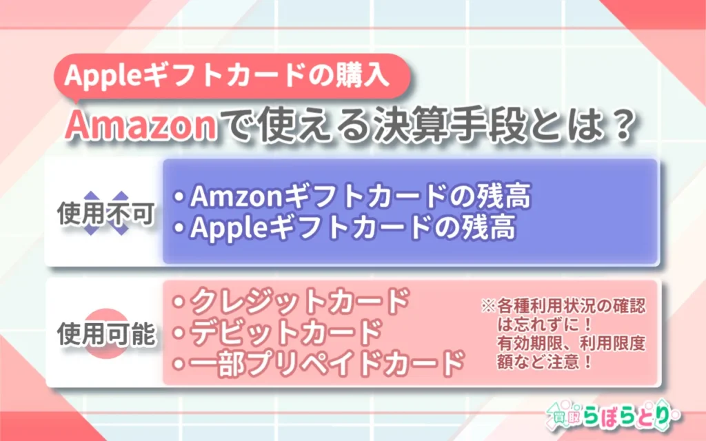 Amazonで使える決済手段とは